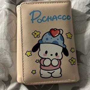 Hello Kitty Pochacco Cream and Blue Kids Wallet